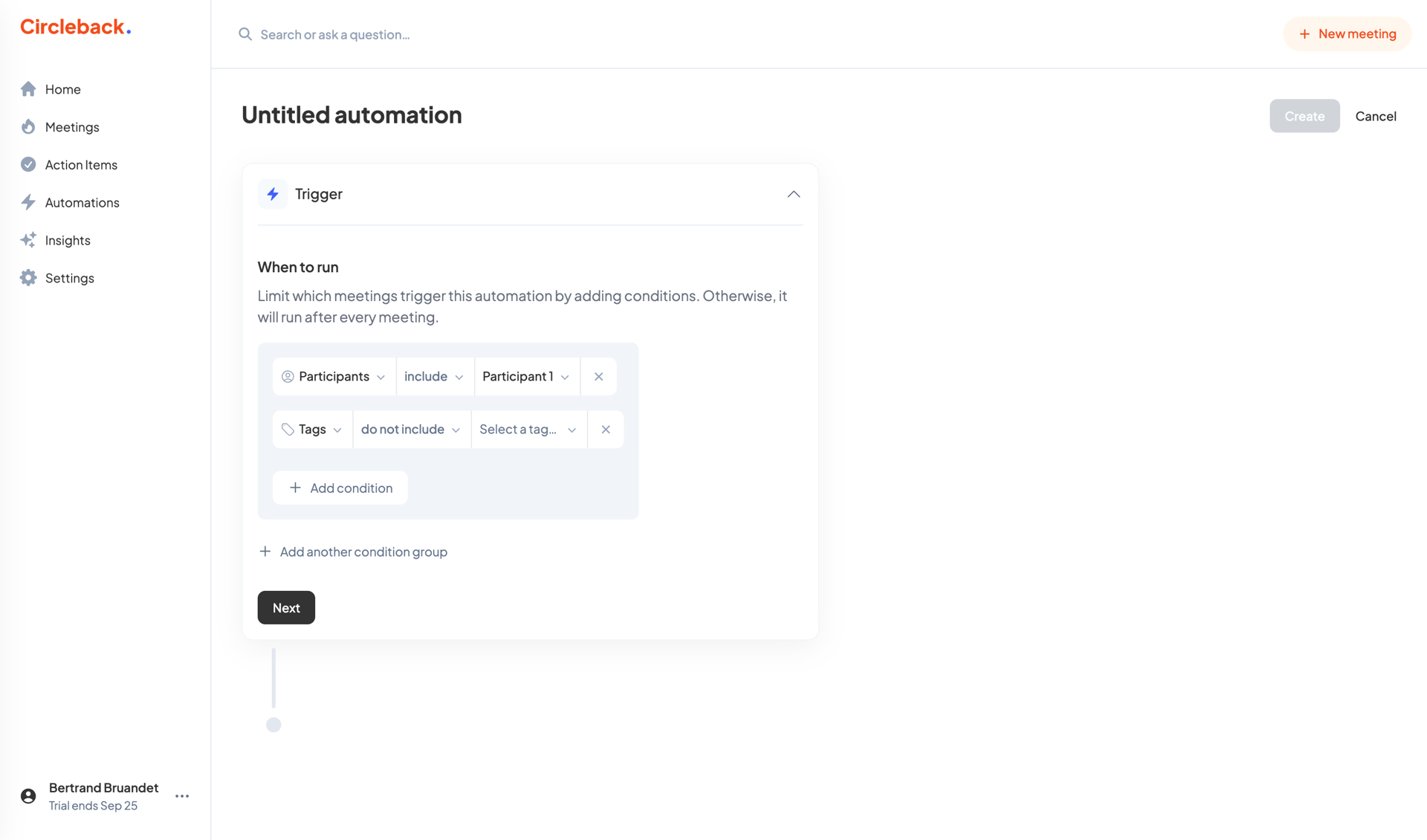 Circleback
			         ux ui design