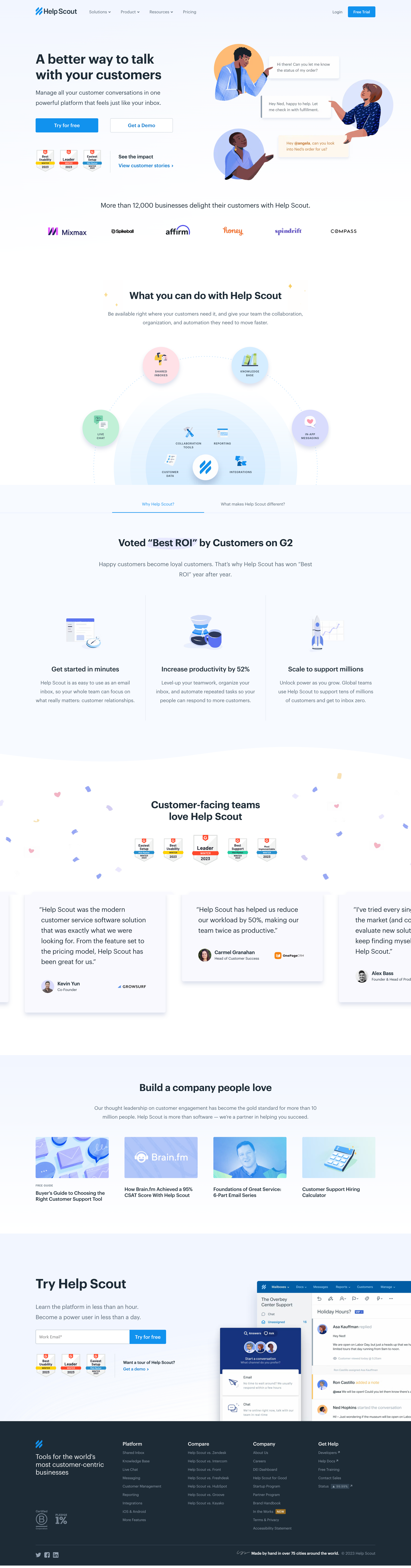 Help Scout
			    ux ui design