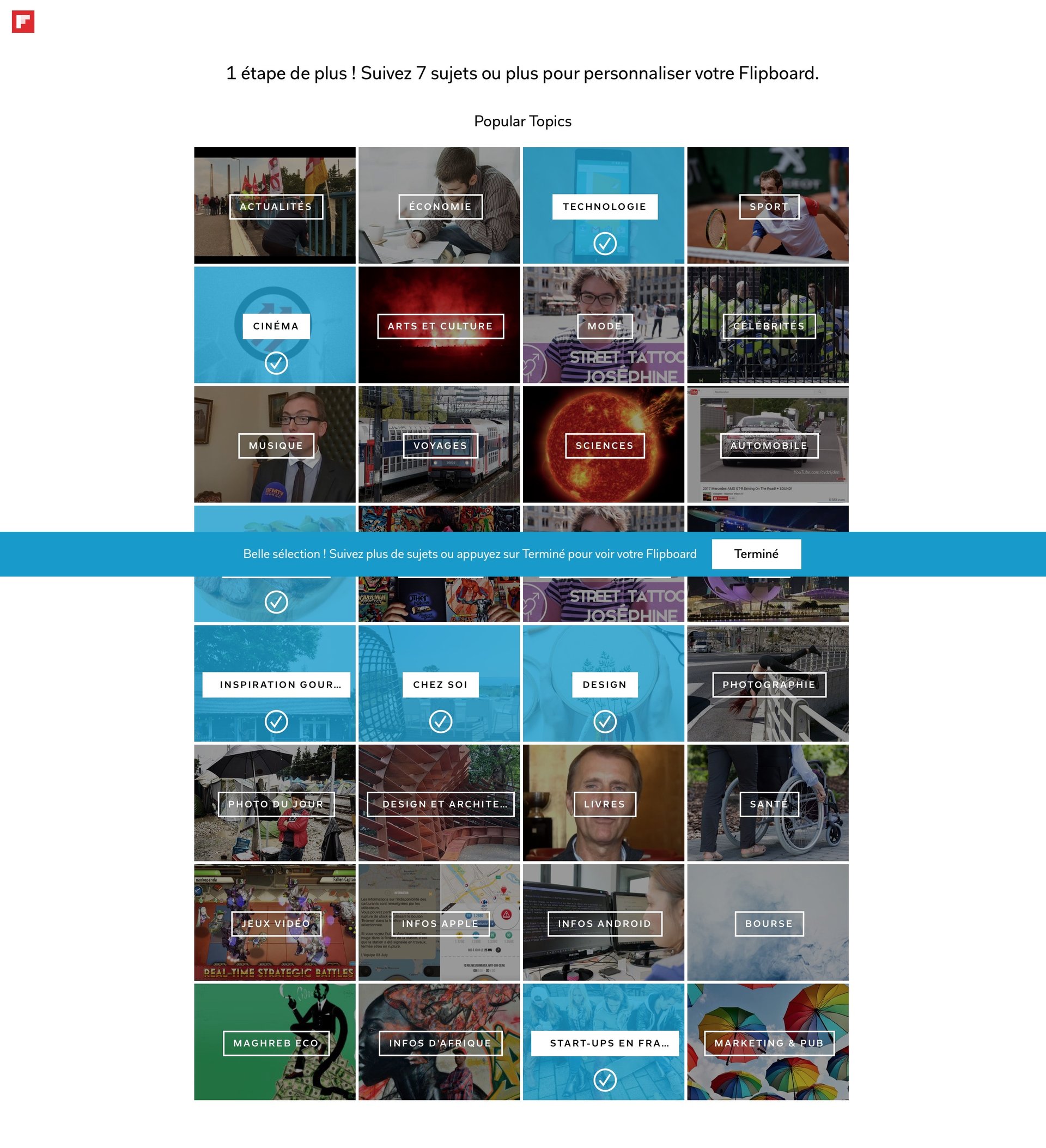Flipboard
				onboarding page example