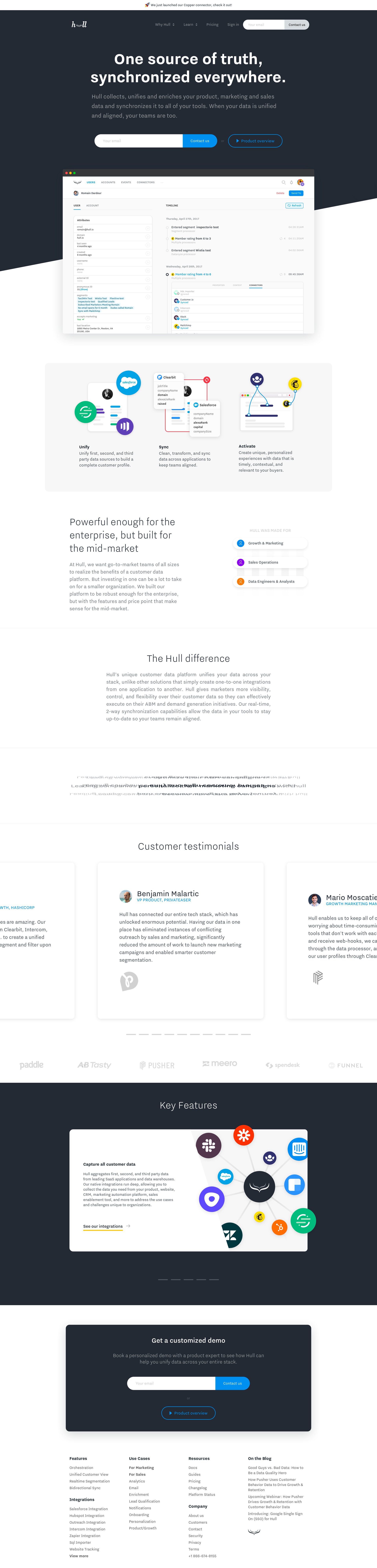 Hull
				 page example