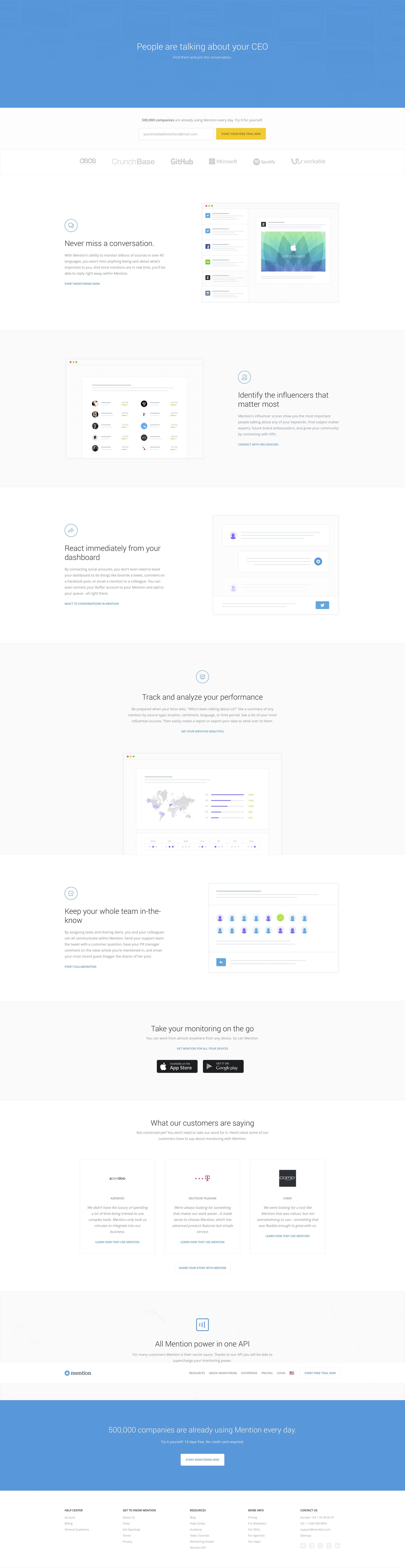 Mention
				 page example