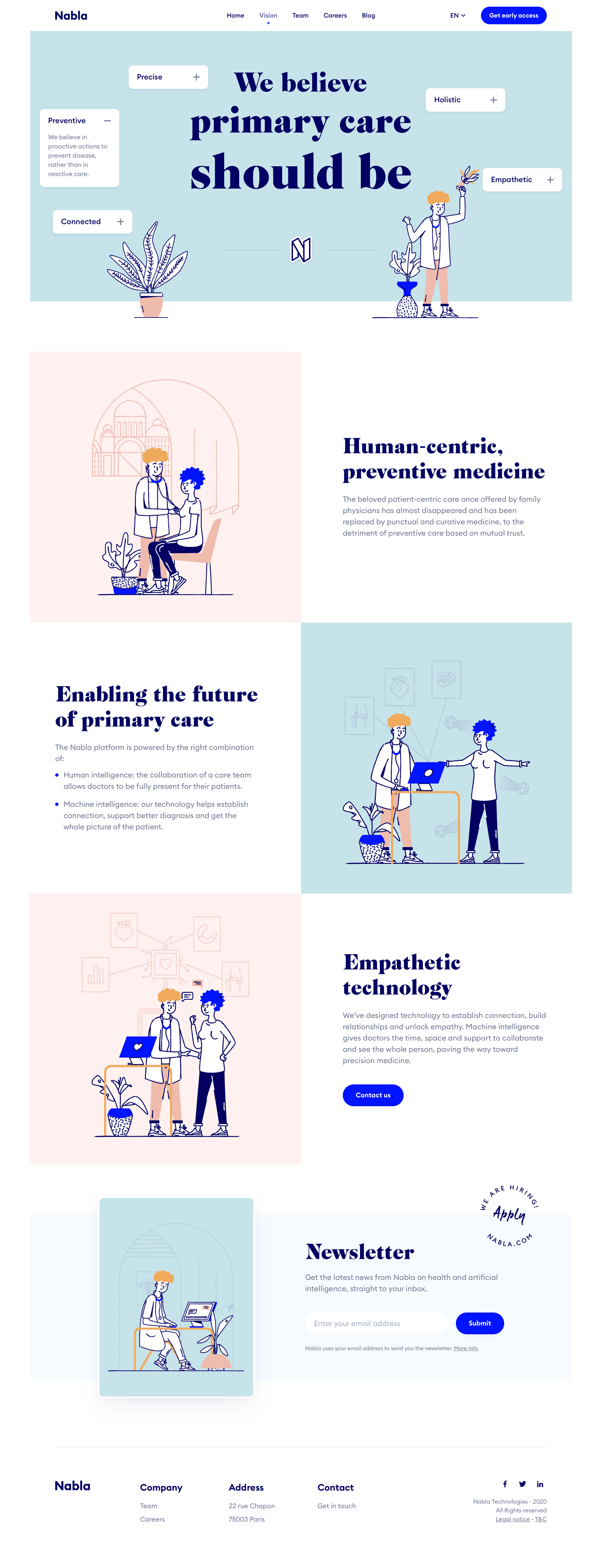 Nabla
			 ux ui design