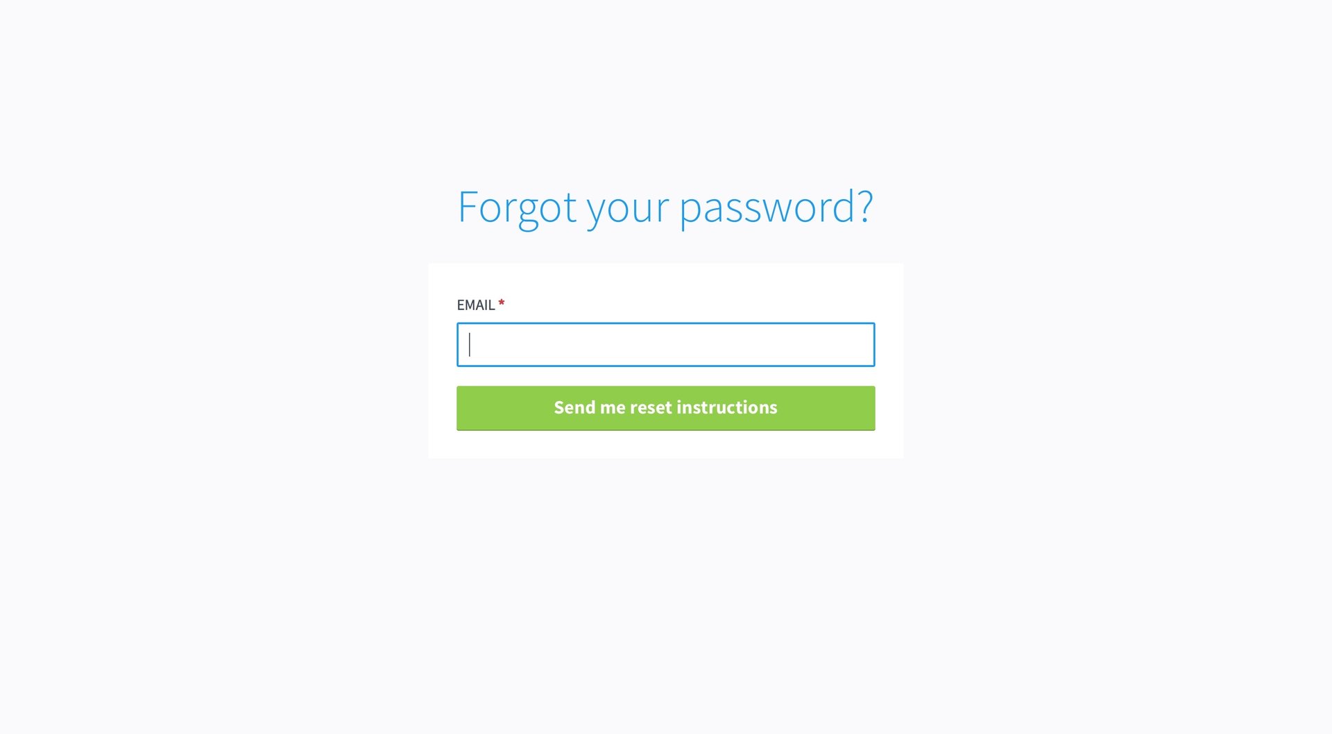 Siteleaf
				password reset page example