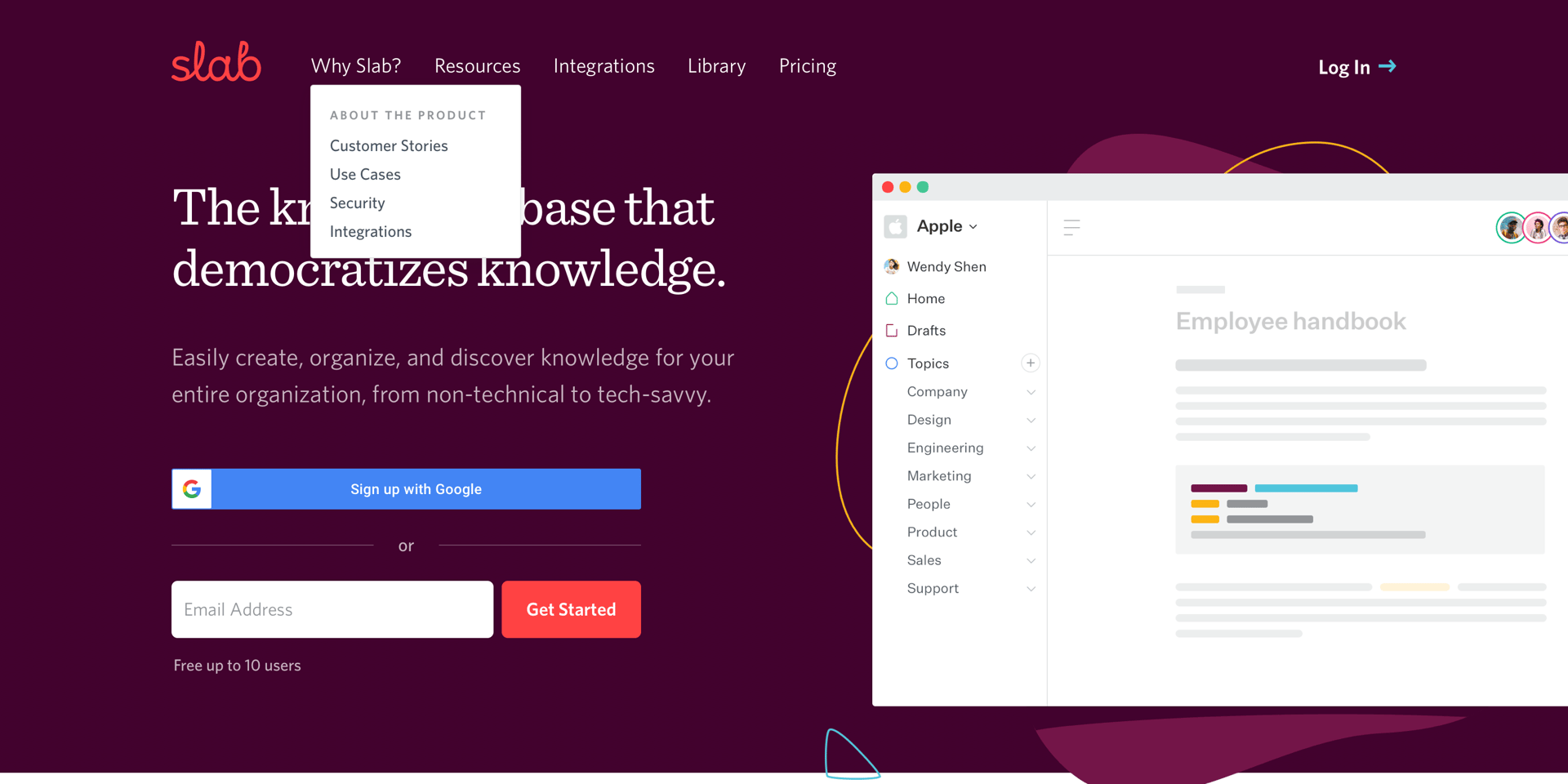 Slab
			     ux ui design