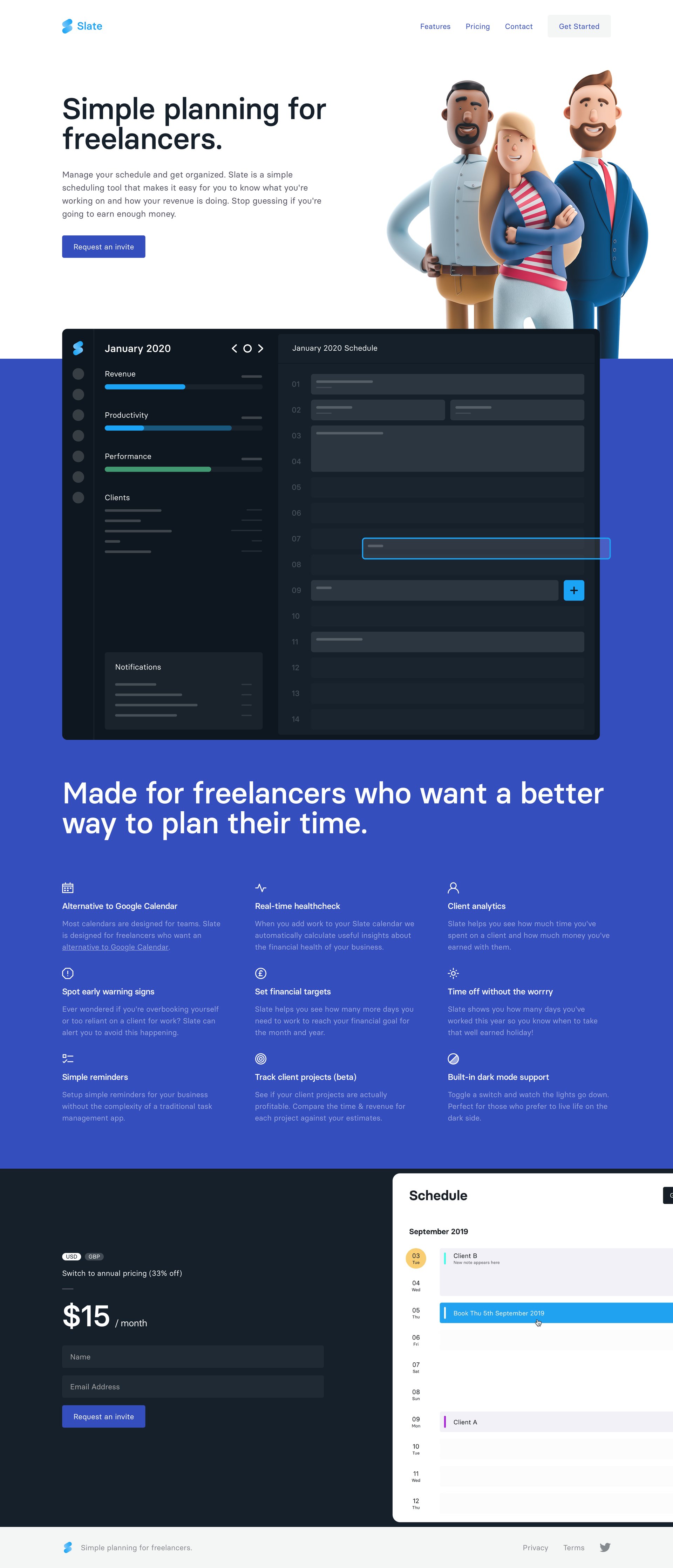 Slate
				 page example