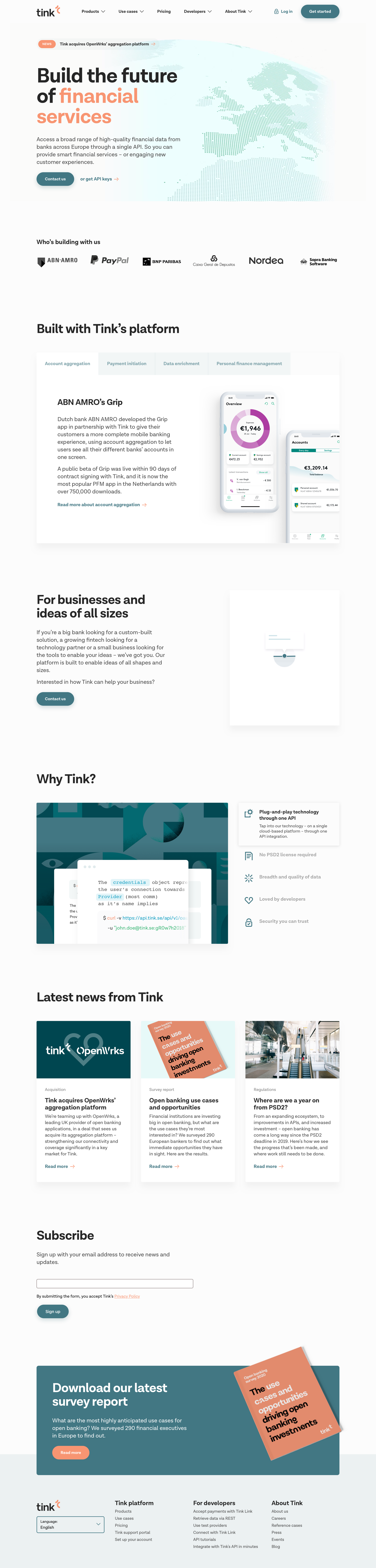 Tink
				 page example