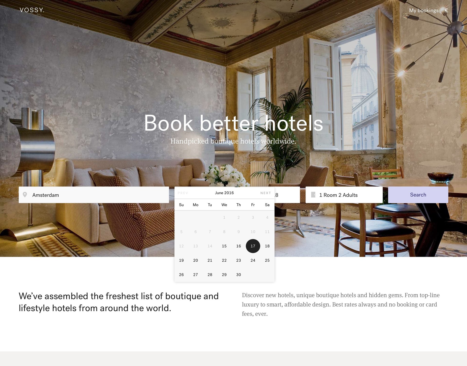 Vossy
				dropdown & other states page example