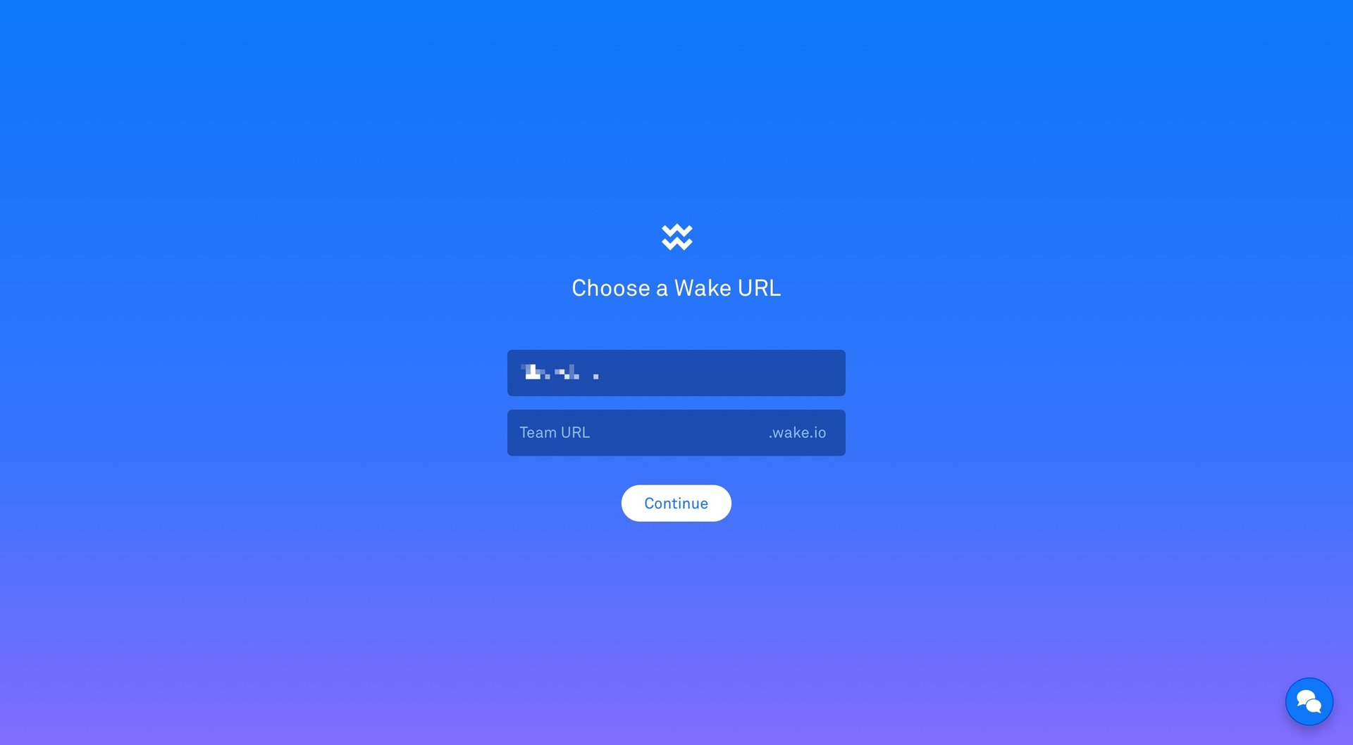 Wake
				signup page example