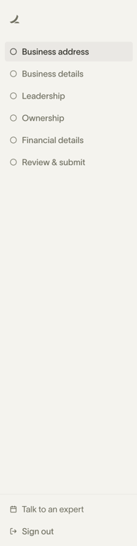 Ramp — Vertical navigation component