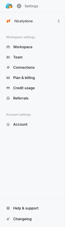 Clay — Vertical navigation component