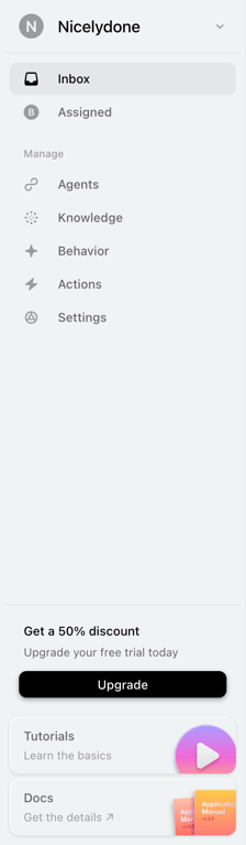 Lemni — Vertical navigation component
