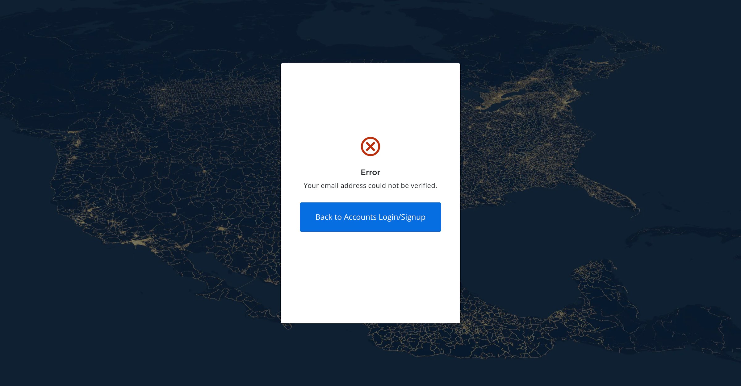 Carto - CARTO Accounts screen