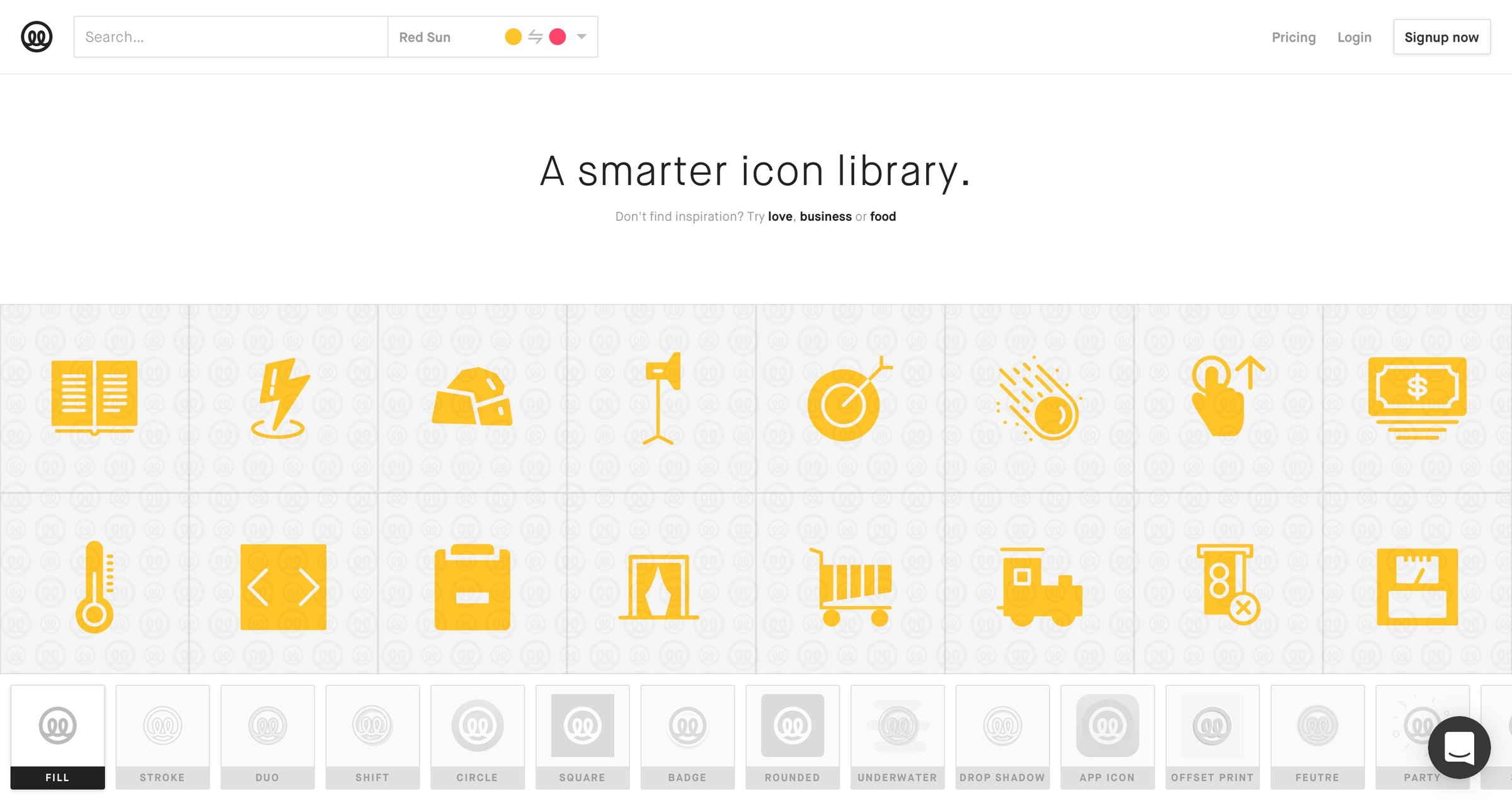 Landing page from Illustrio