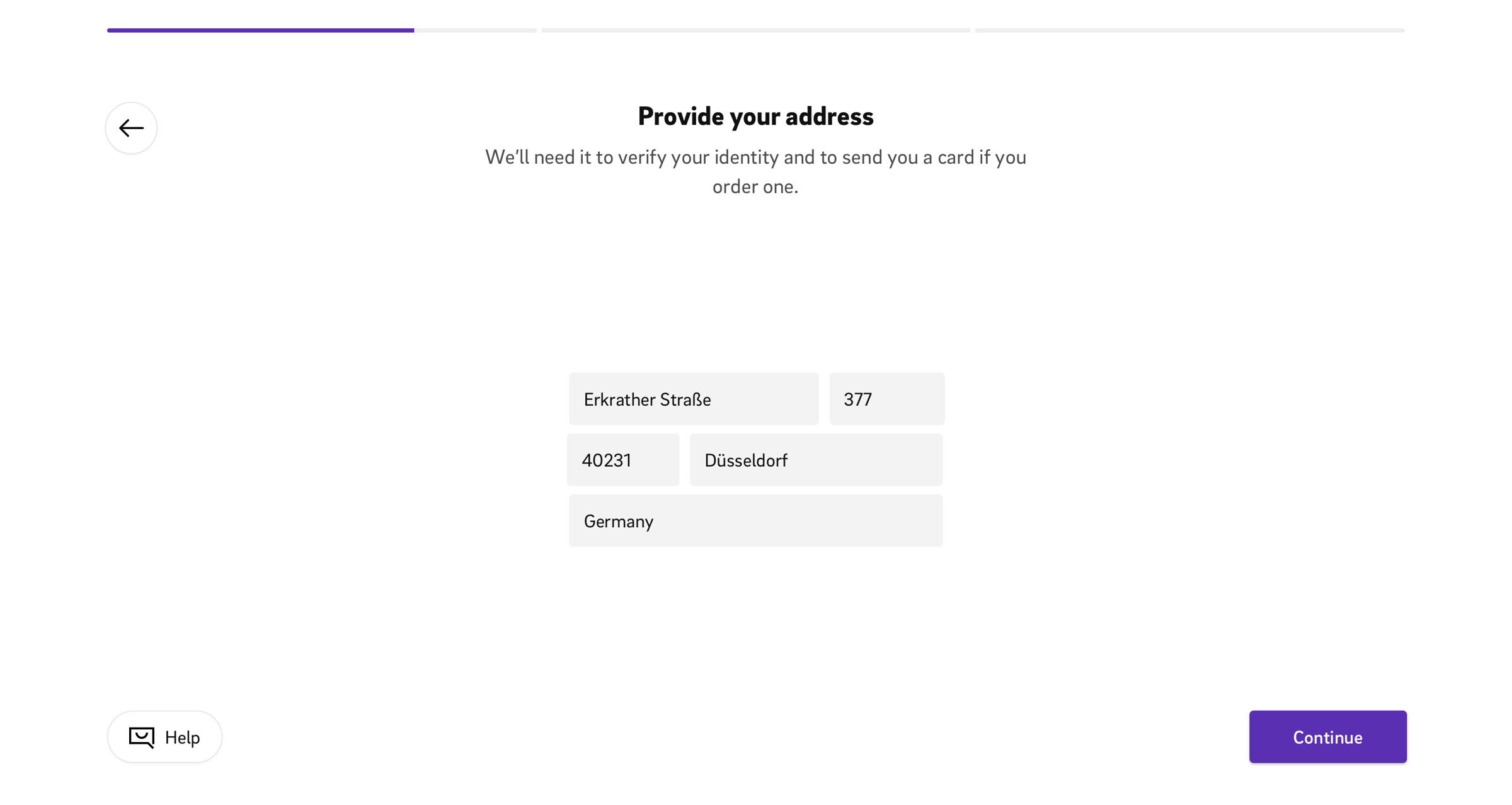 Onboarding from Kontist