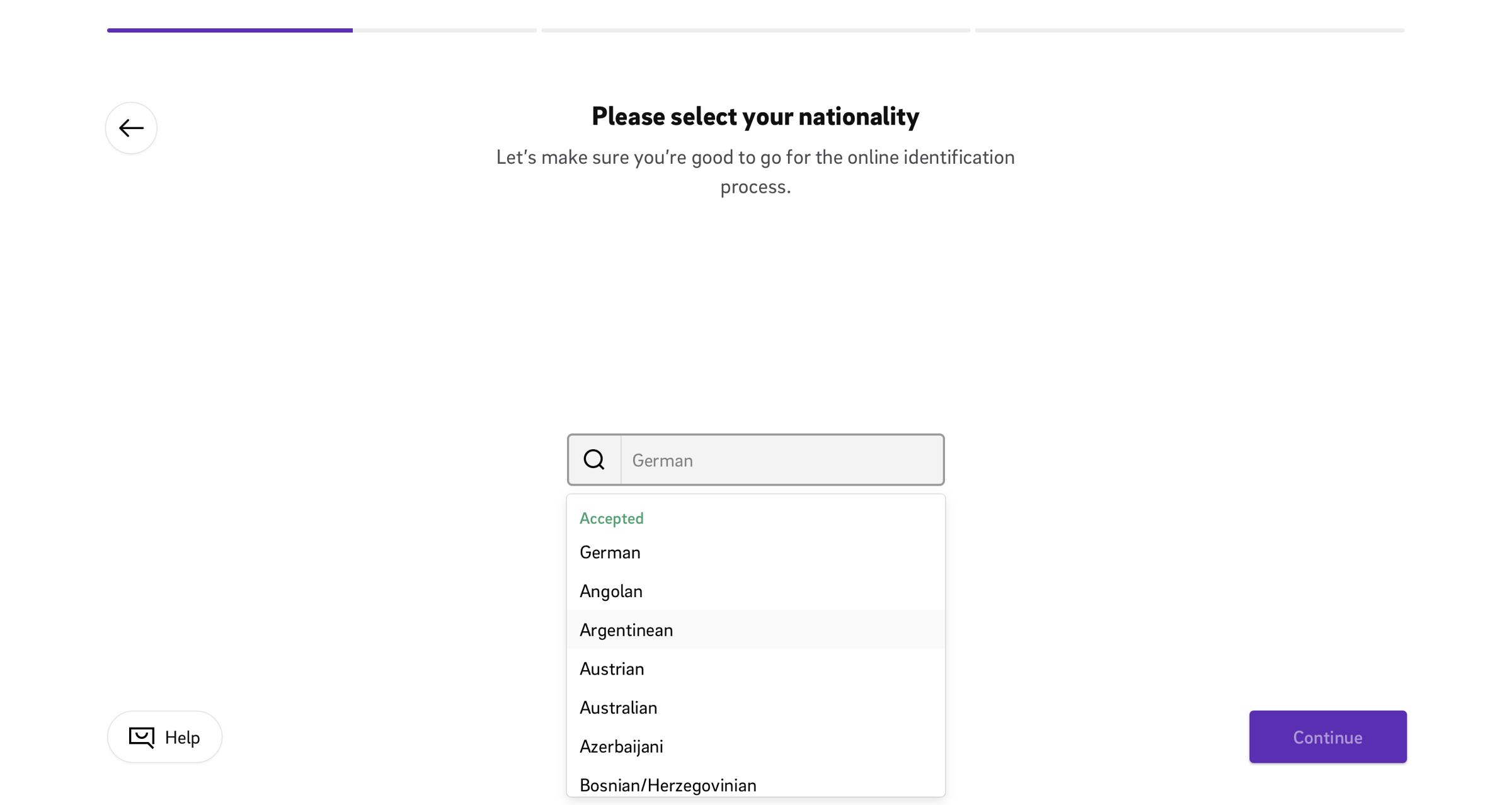 Onboarding from Kontist