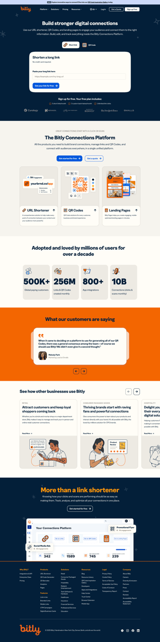 Bitly screen