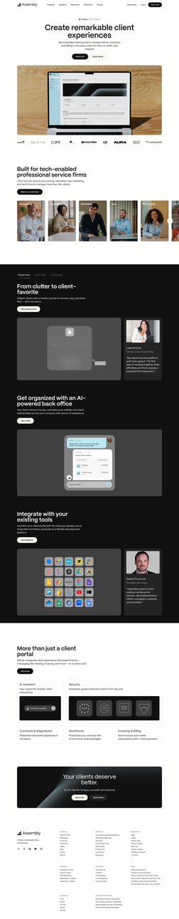 Assembly AI App Builder screen