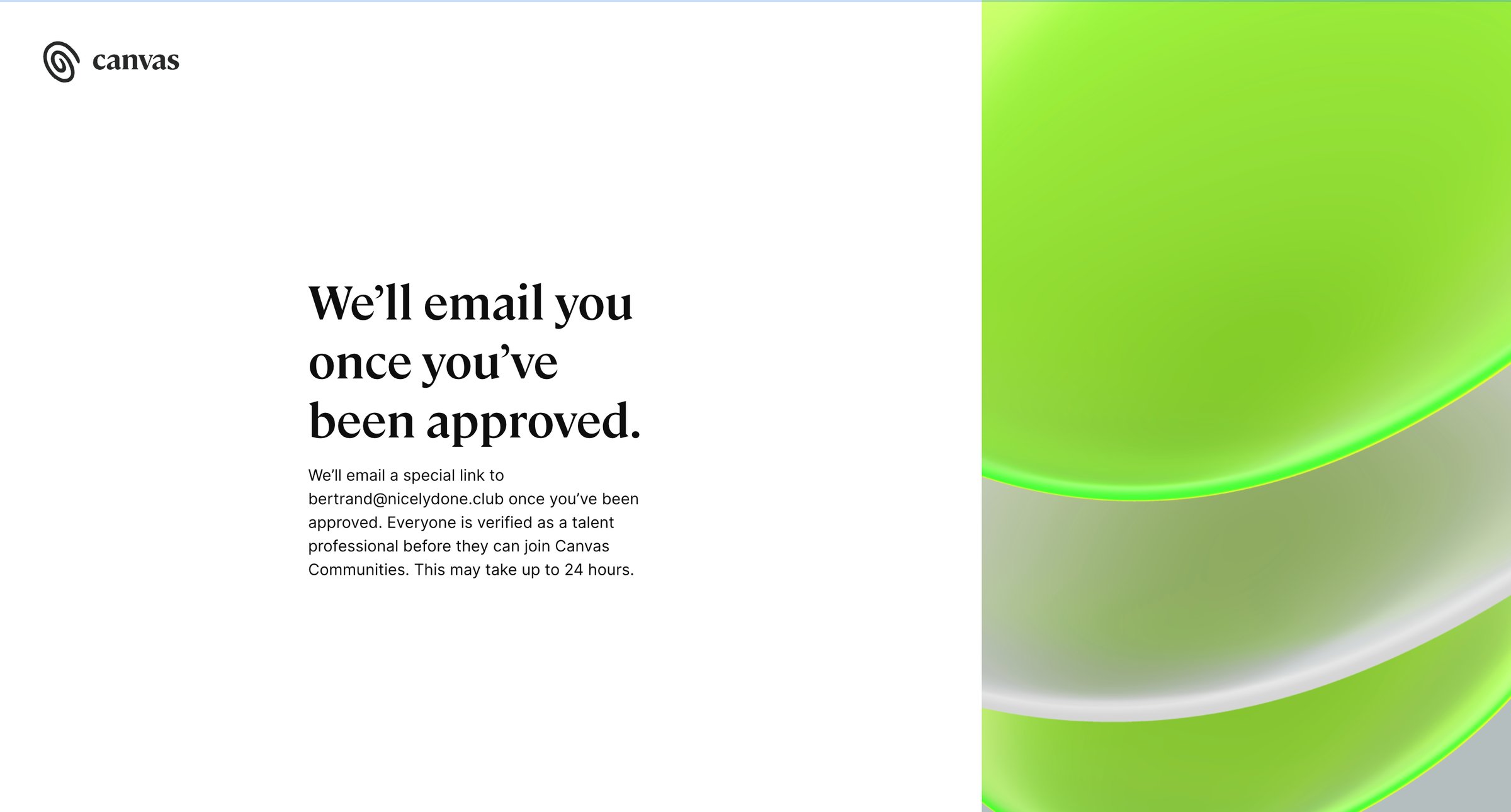 Untapped - Sign Up | Diversity hiring tool Canvas screen