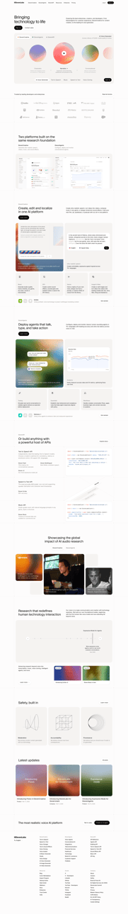 Elevenlabs screen