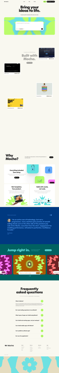 Mocha screen