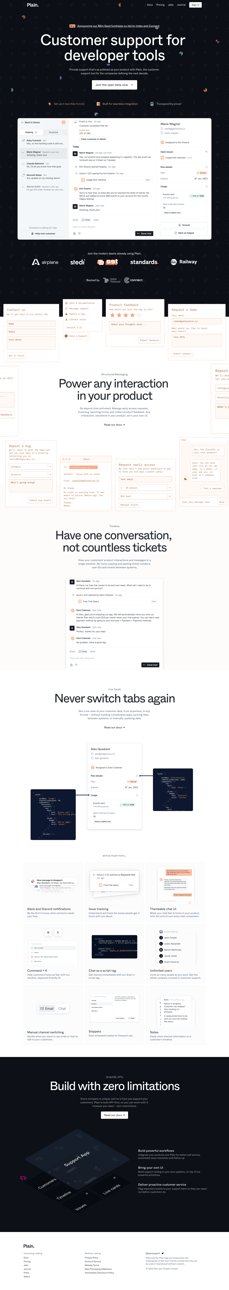 Plain screen