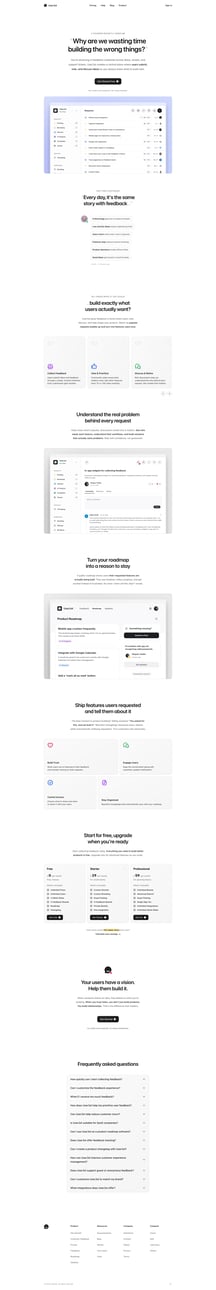 UserJot screen