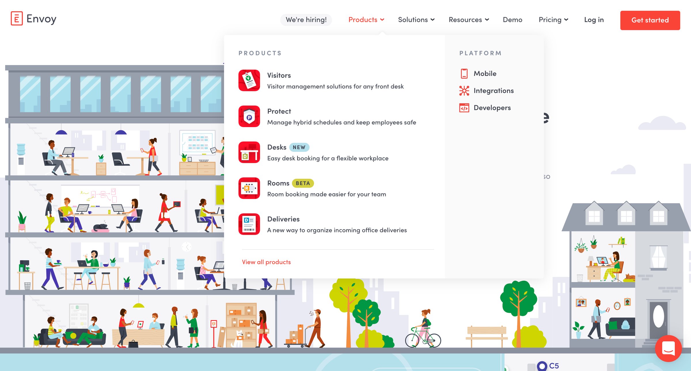 Envoy - Envoy Visitors, Protect, Desks, Rooms and Deliveries | Envoy screen