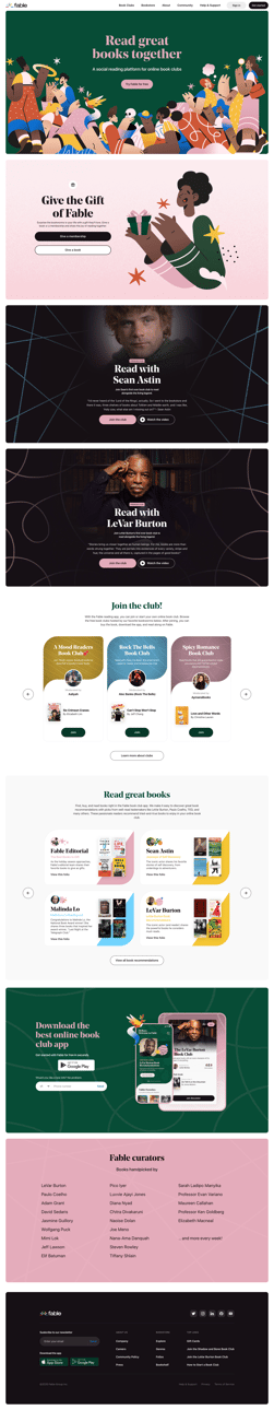 Fable screen