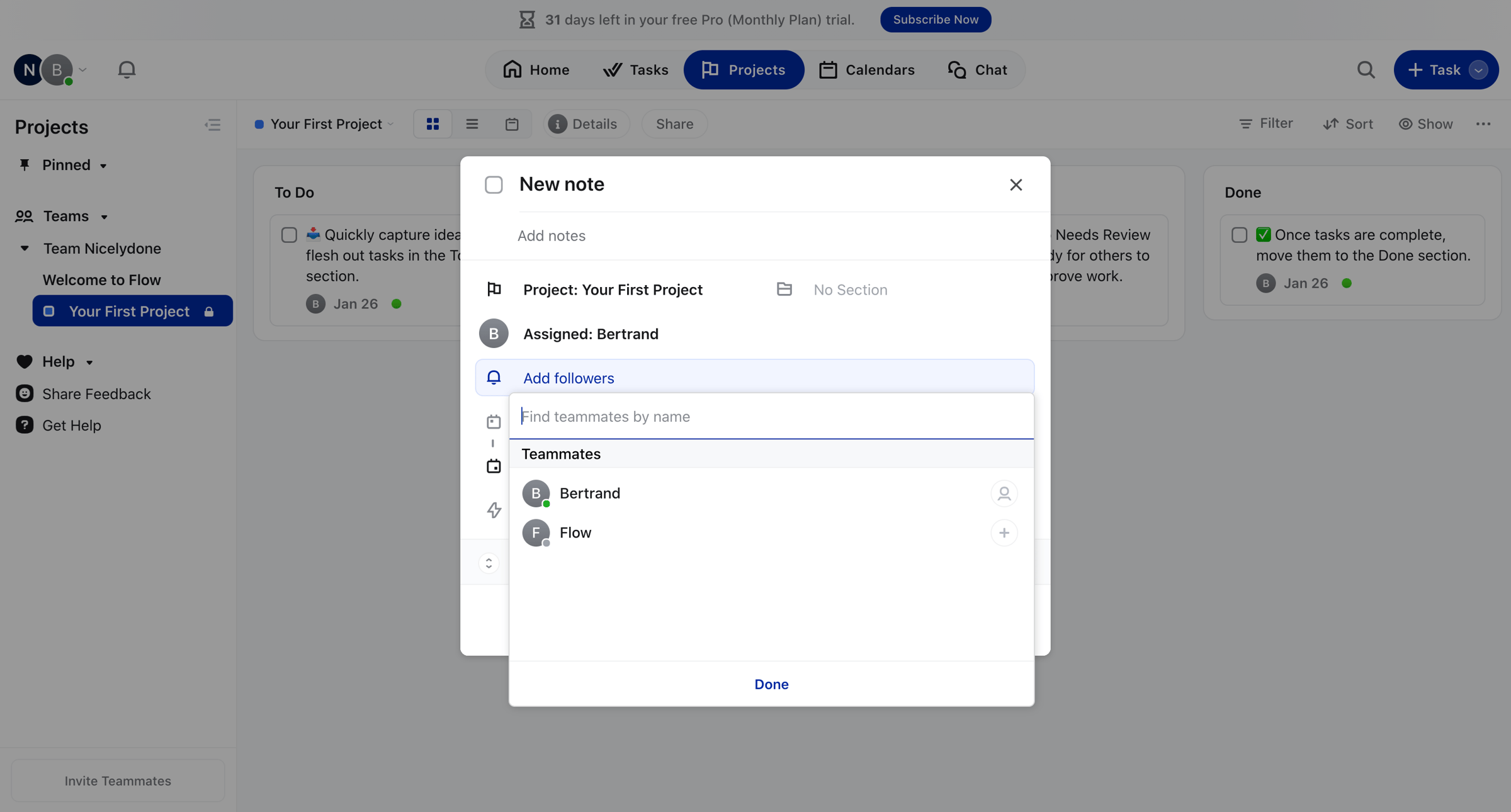 Your First Project from Flow