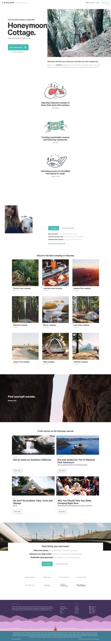 Hipcamp screen