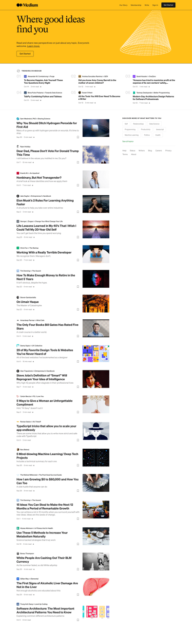 Medium screen