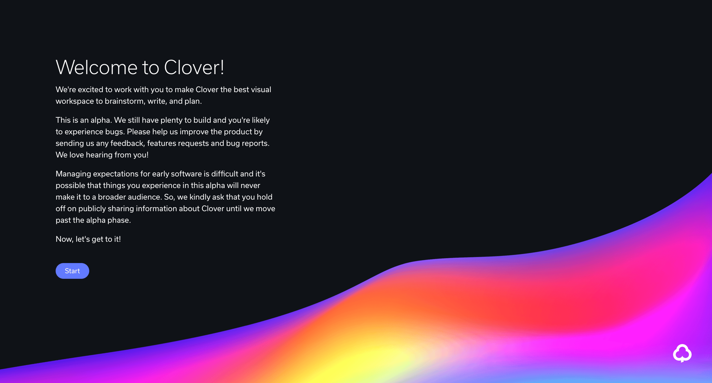 Clover - Clover - Where Ideas Grow screen