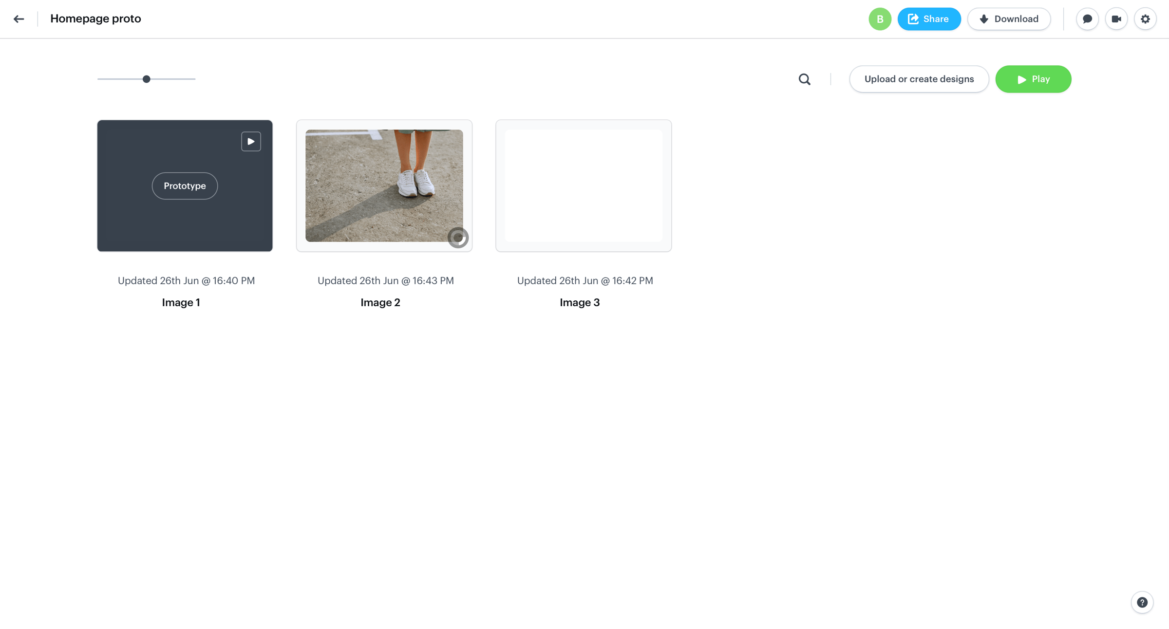 Homepage proto | Marvel from Marvel
