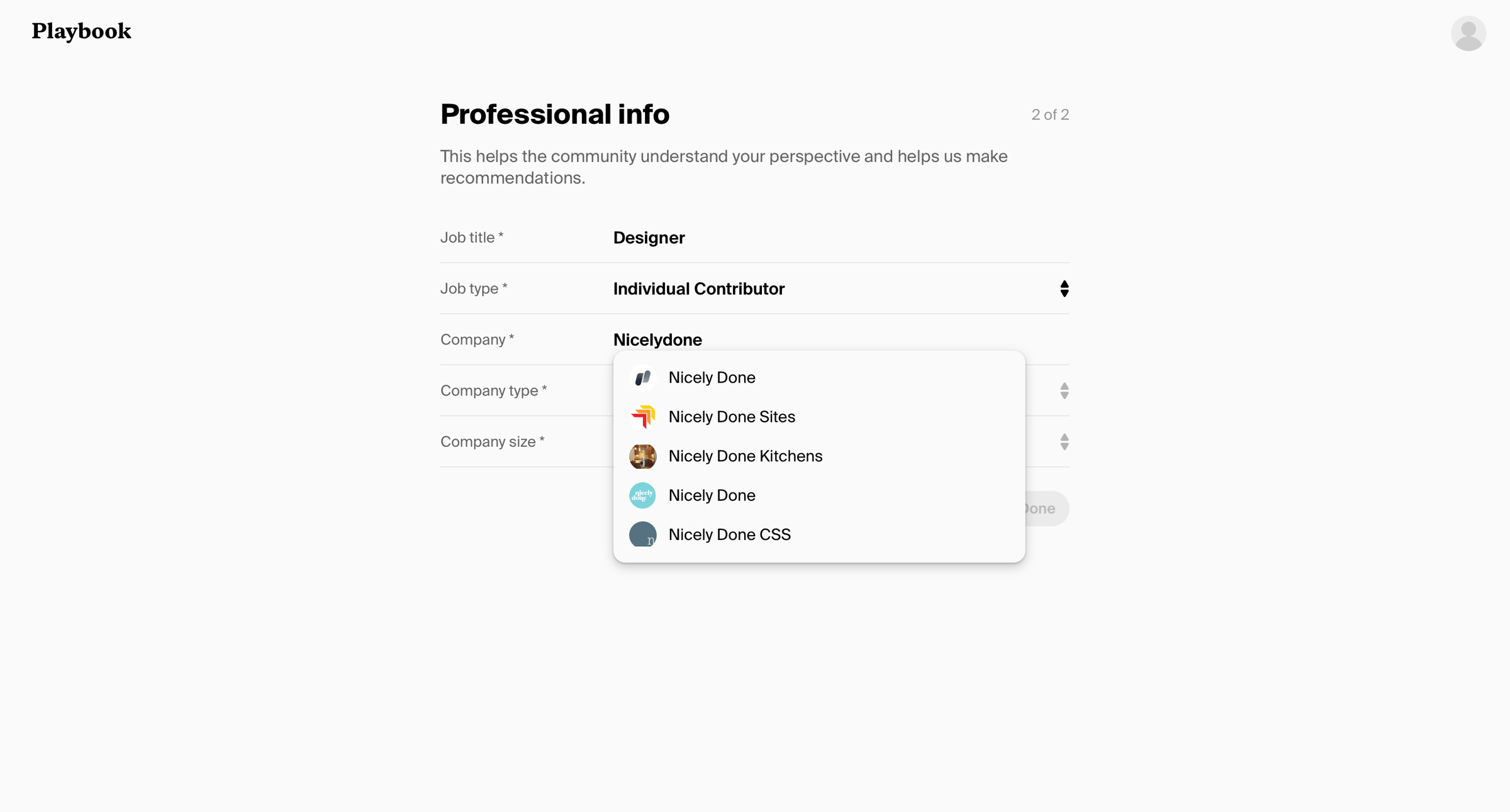 Playbook - Playbook - Onboarding screen