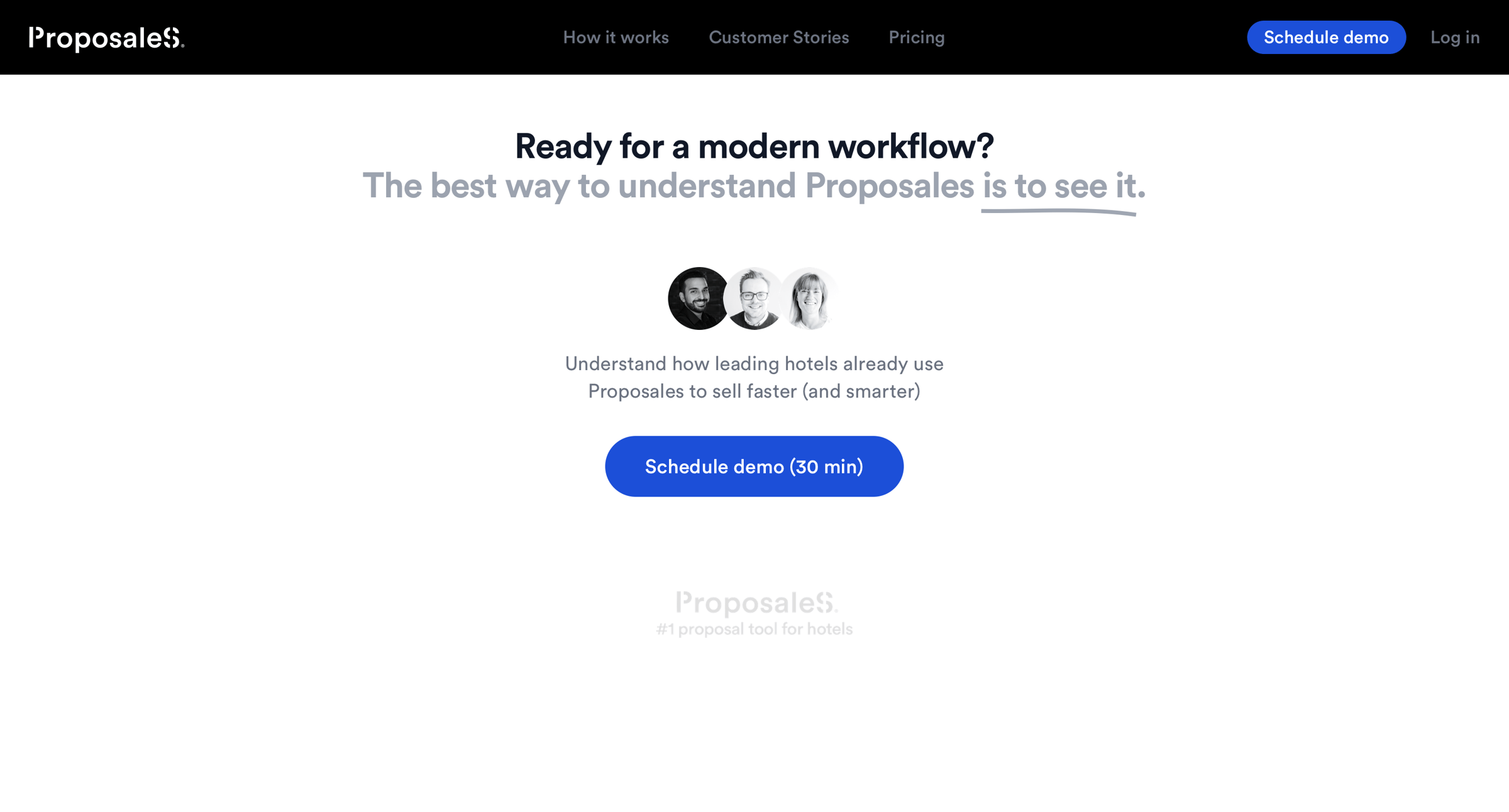 Proposales - #1 proposal tool for hotels — Proposales™ screen