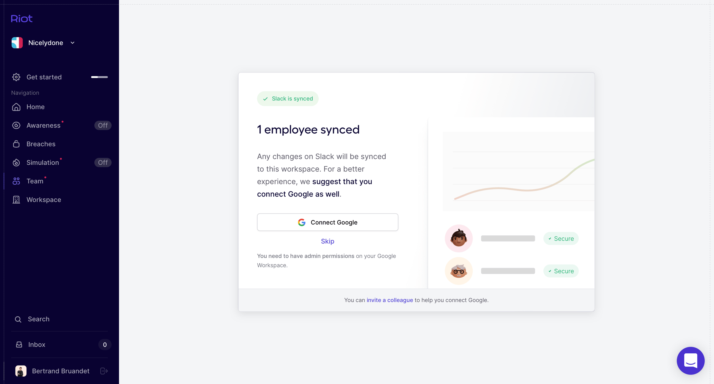 Riot - Sync your team (Nicelydone) • Riot screen
