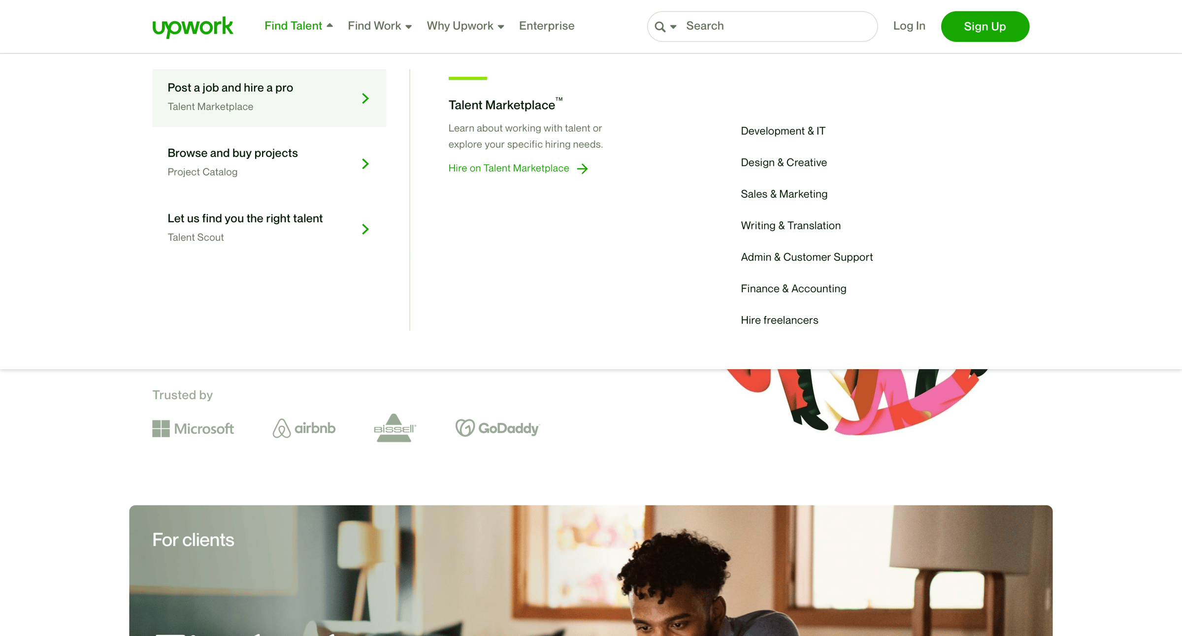 Upwork - Upwork | The World’s Work Marketplace for Freelancing screen