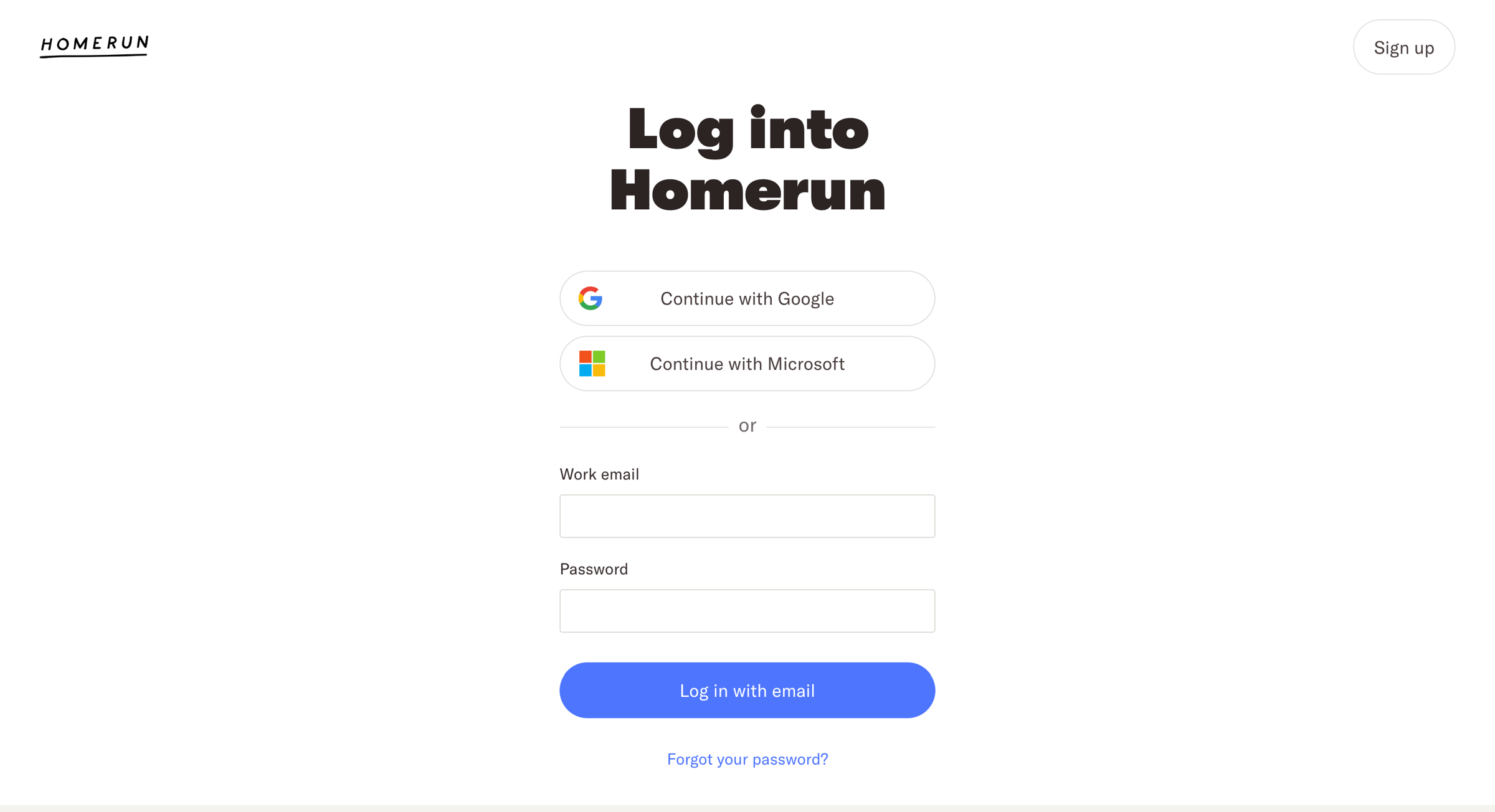 Homerun screen