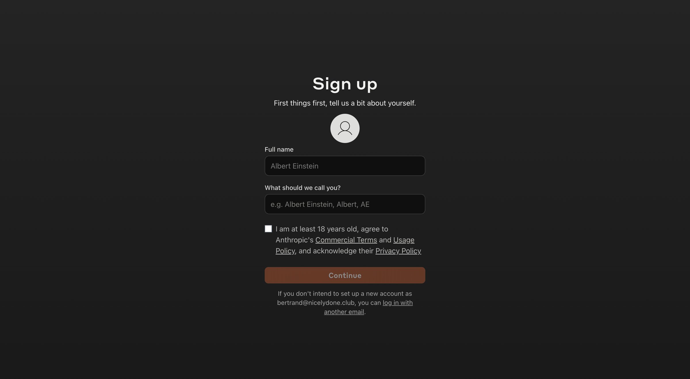 Anthropic - Anthropic Console screen