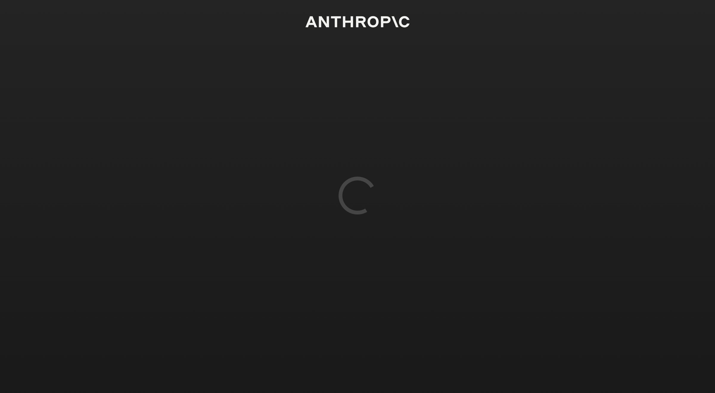 Anthropic - Anthropic Console screen