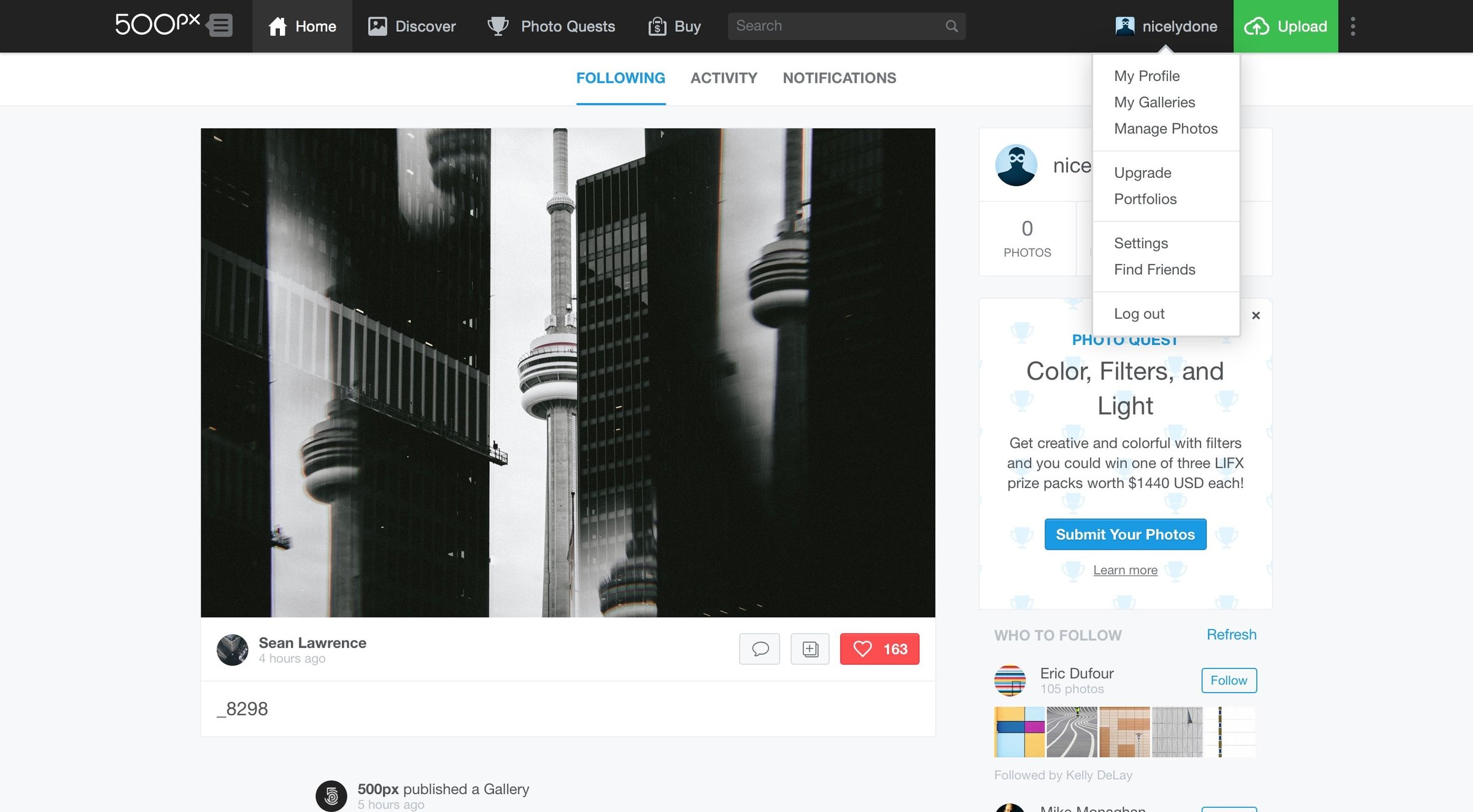 500px - Dropdown screen