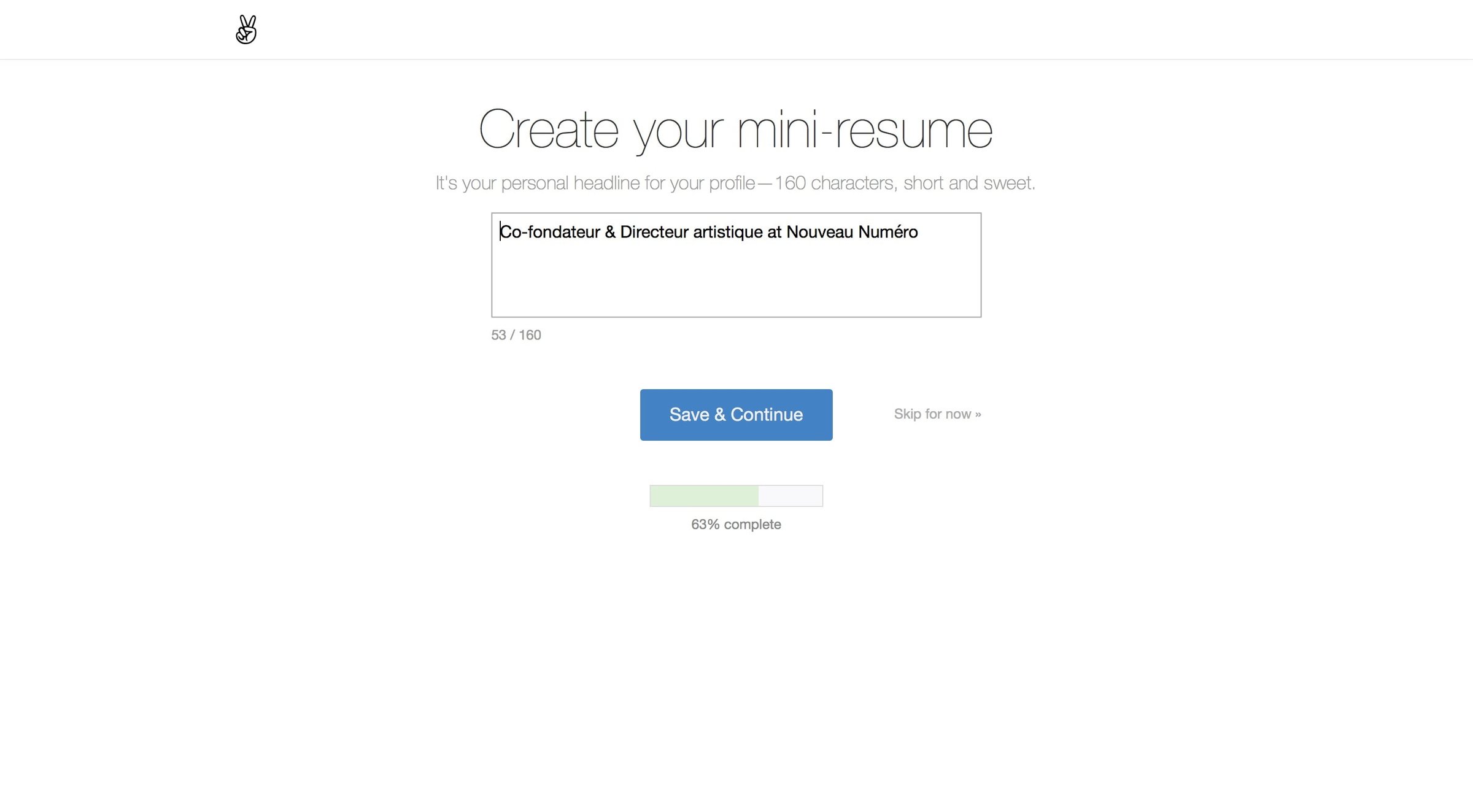 AngelList Talent - Onboarding screen