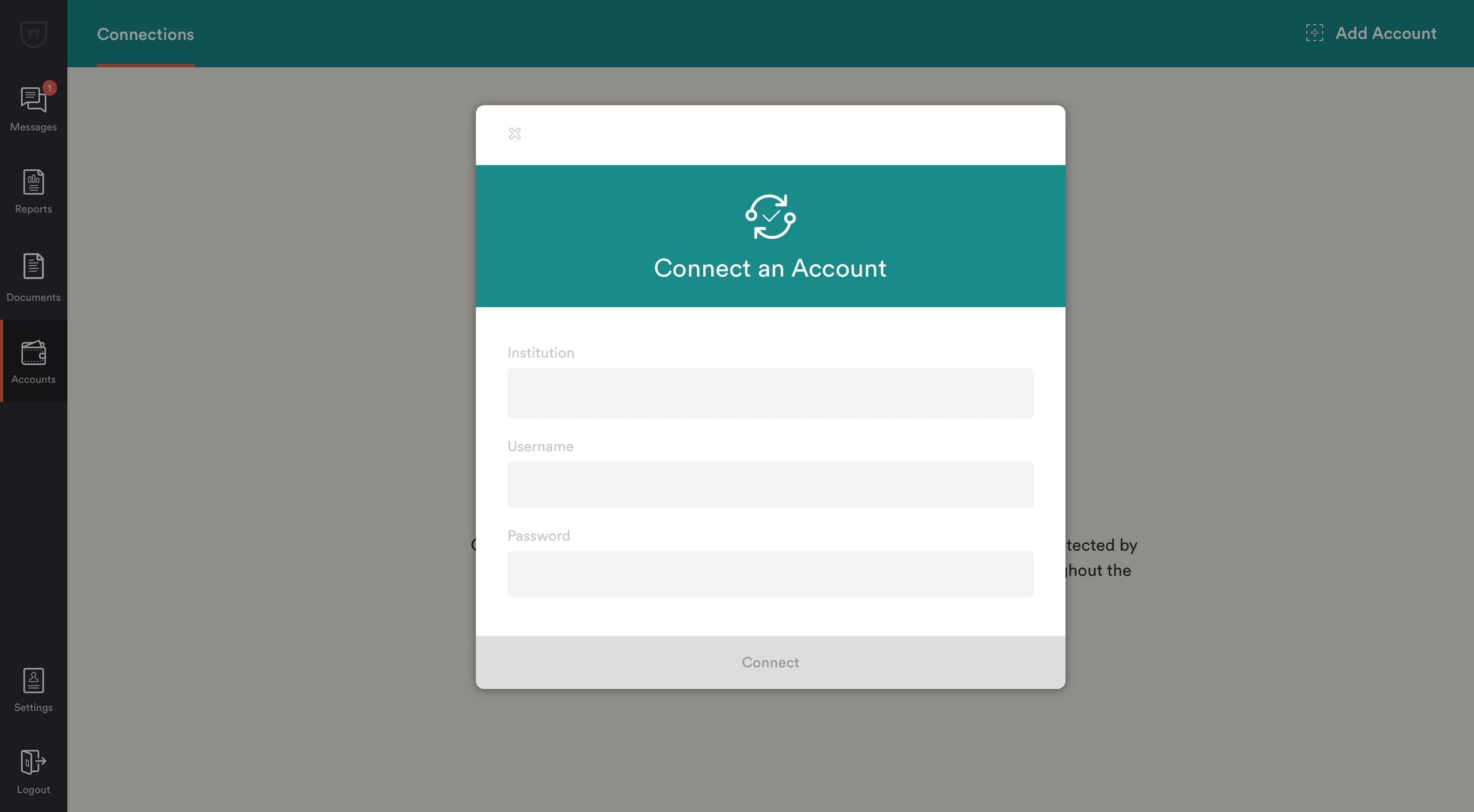 Bench - Create screen