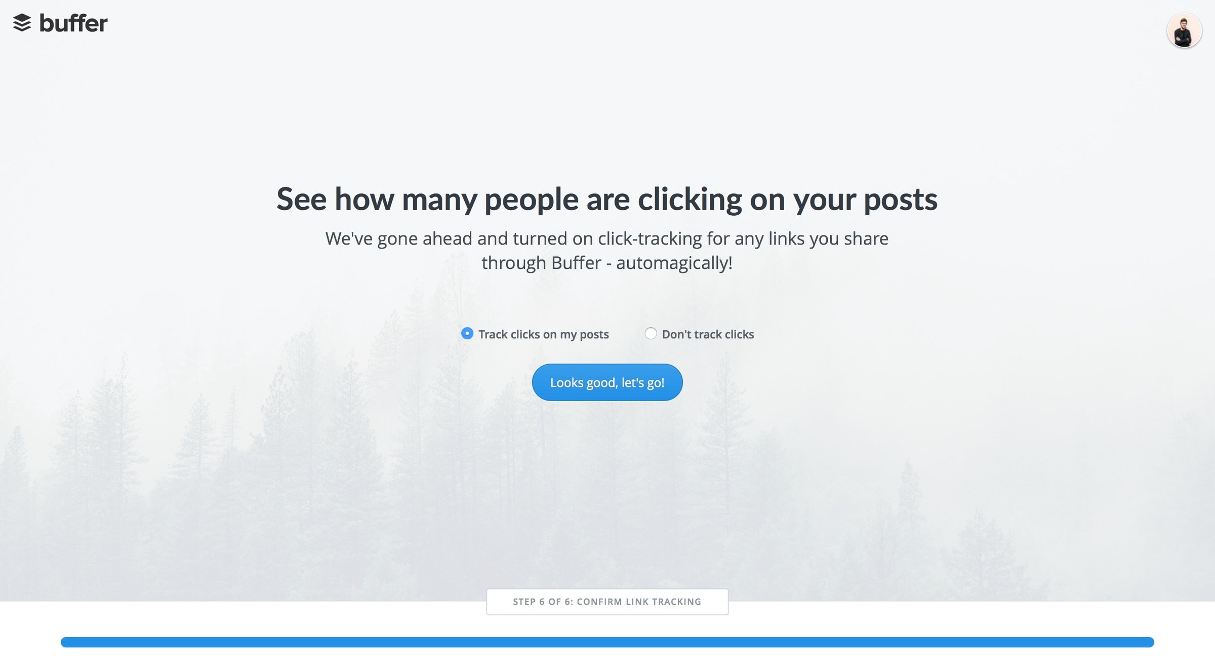 Buffer - Onboarding screen