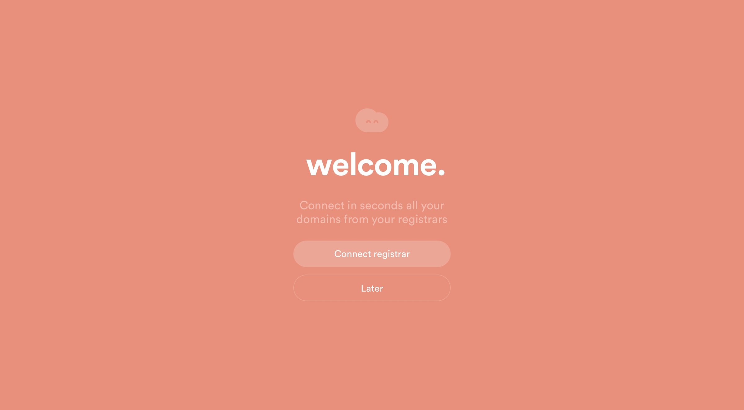 Nuage - Onboarding screen