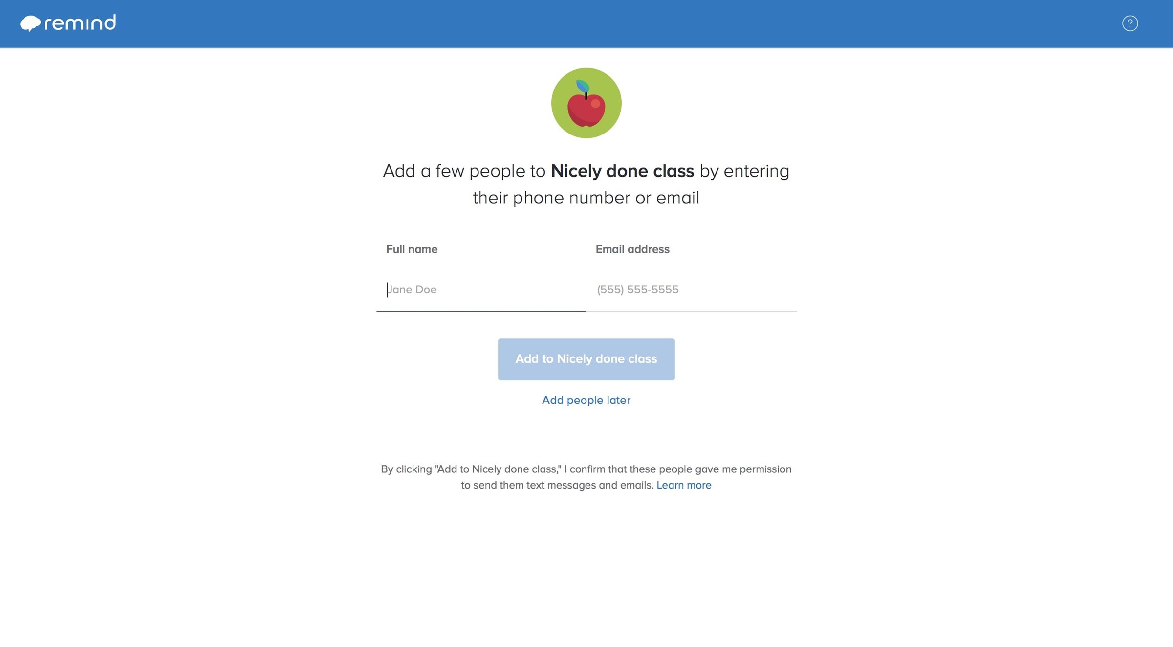 Remind - Onboarding screen