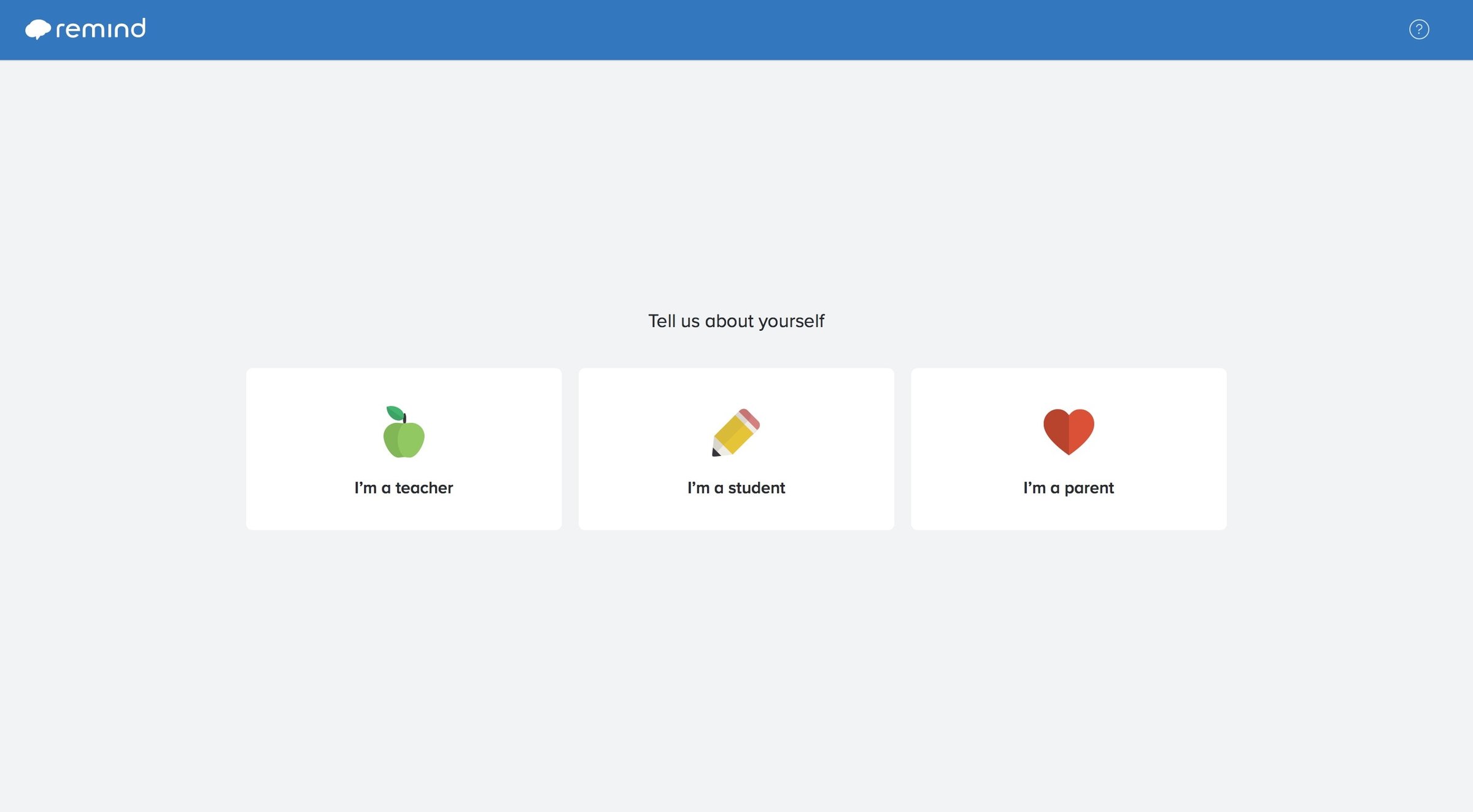 Remind - Onboarding screen