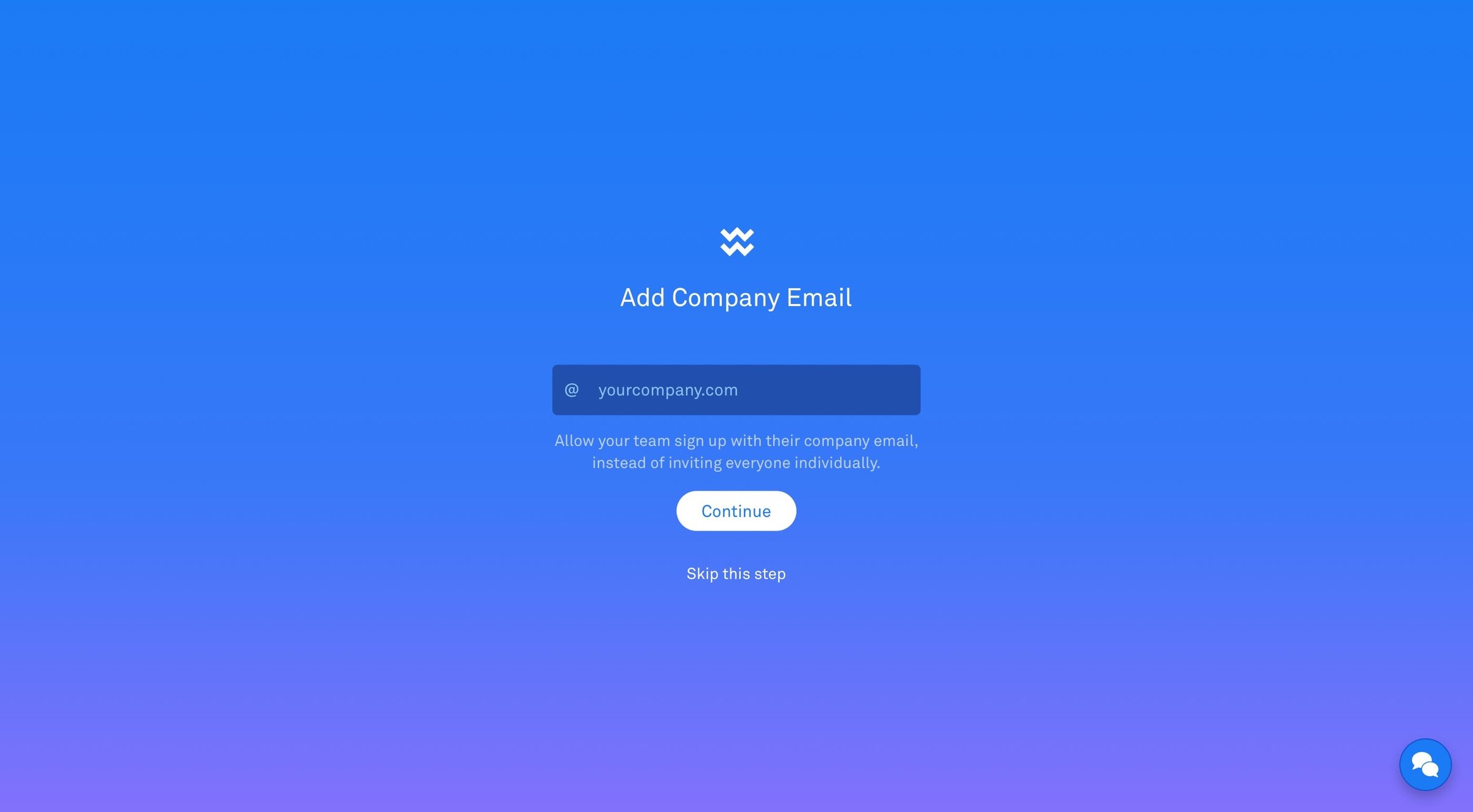Wake - Sign up screen