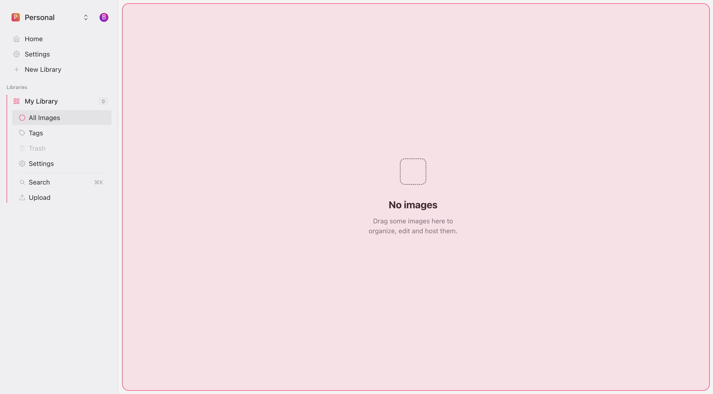 Raster - My Library | Personal screen
