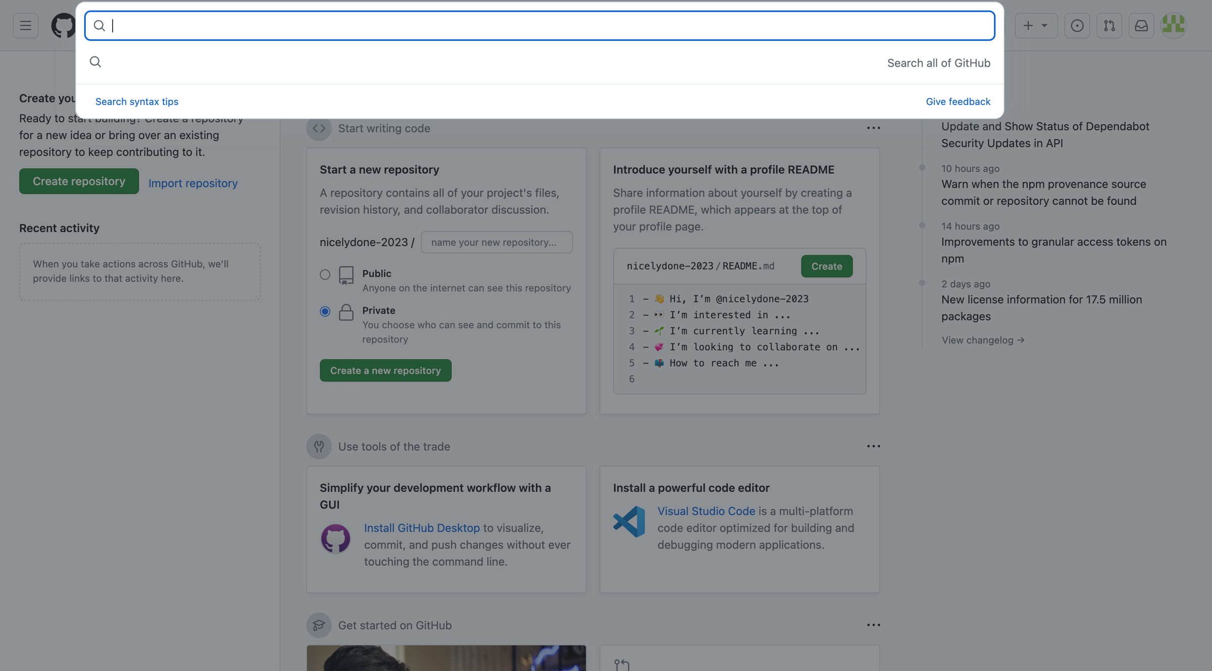 GitHub from Github